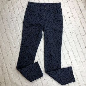 NYDJ Damask Print Legging Skinny Jeans Size 0
